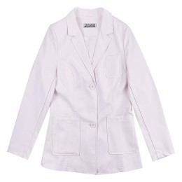 訂做長袖短款門診醫生袍  時尚設計高端整形醫院外套  醫生袍中心  SKU058 訂做長袖短款門診醫生袍  時尚設計高端整形醫院外套  醫生袍中心  SKU058